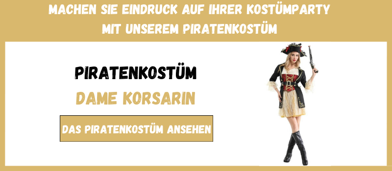 Piratenkostum Damen Korsarin