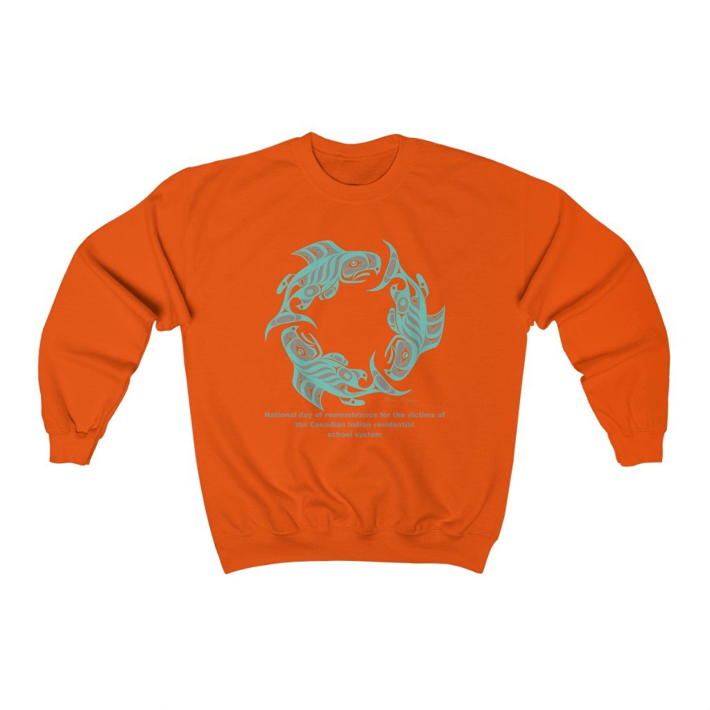 Indigenous Indian Long Sleeve Fishing Youth Shirt