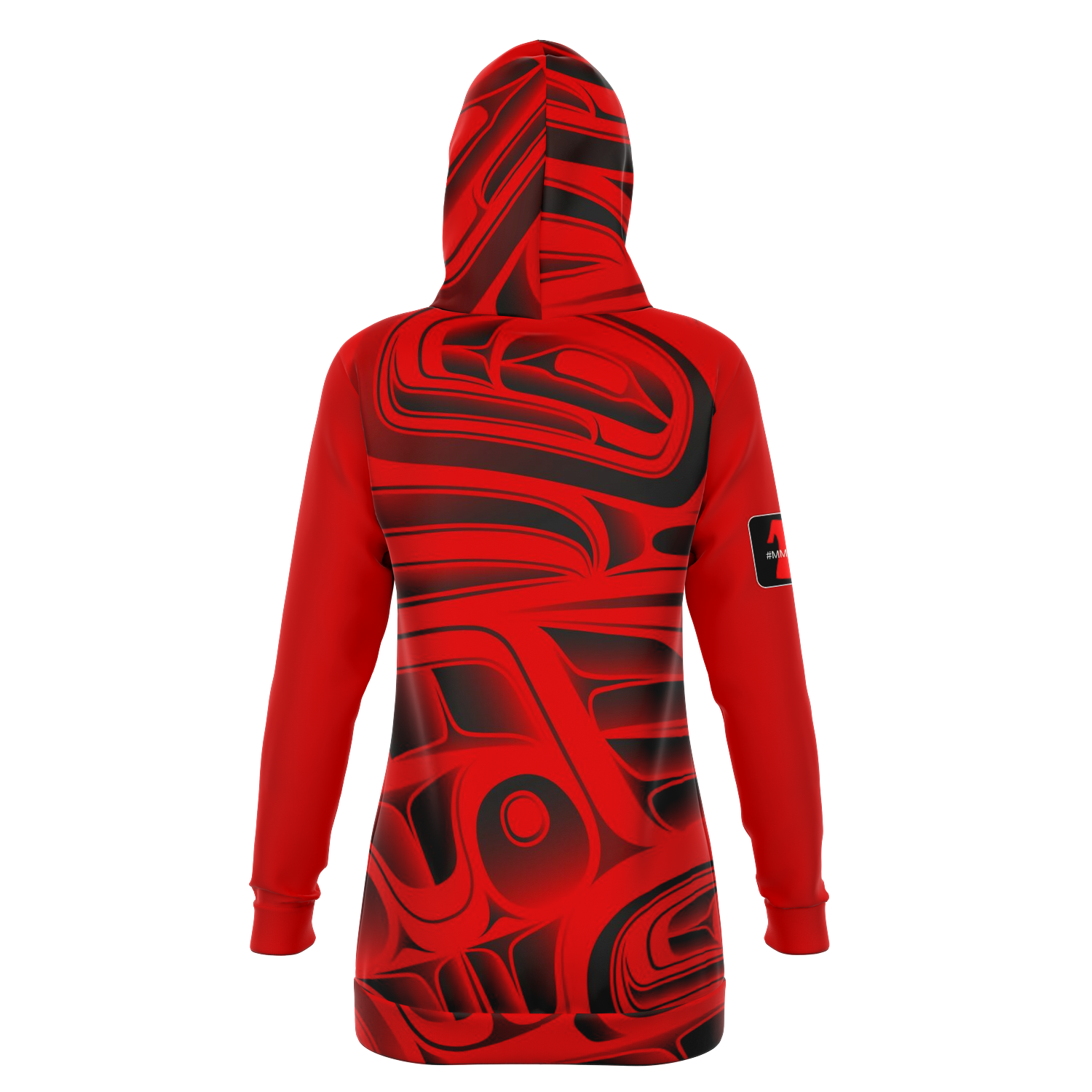 hoodie dress red