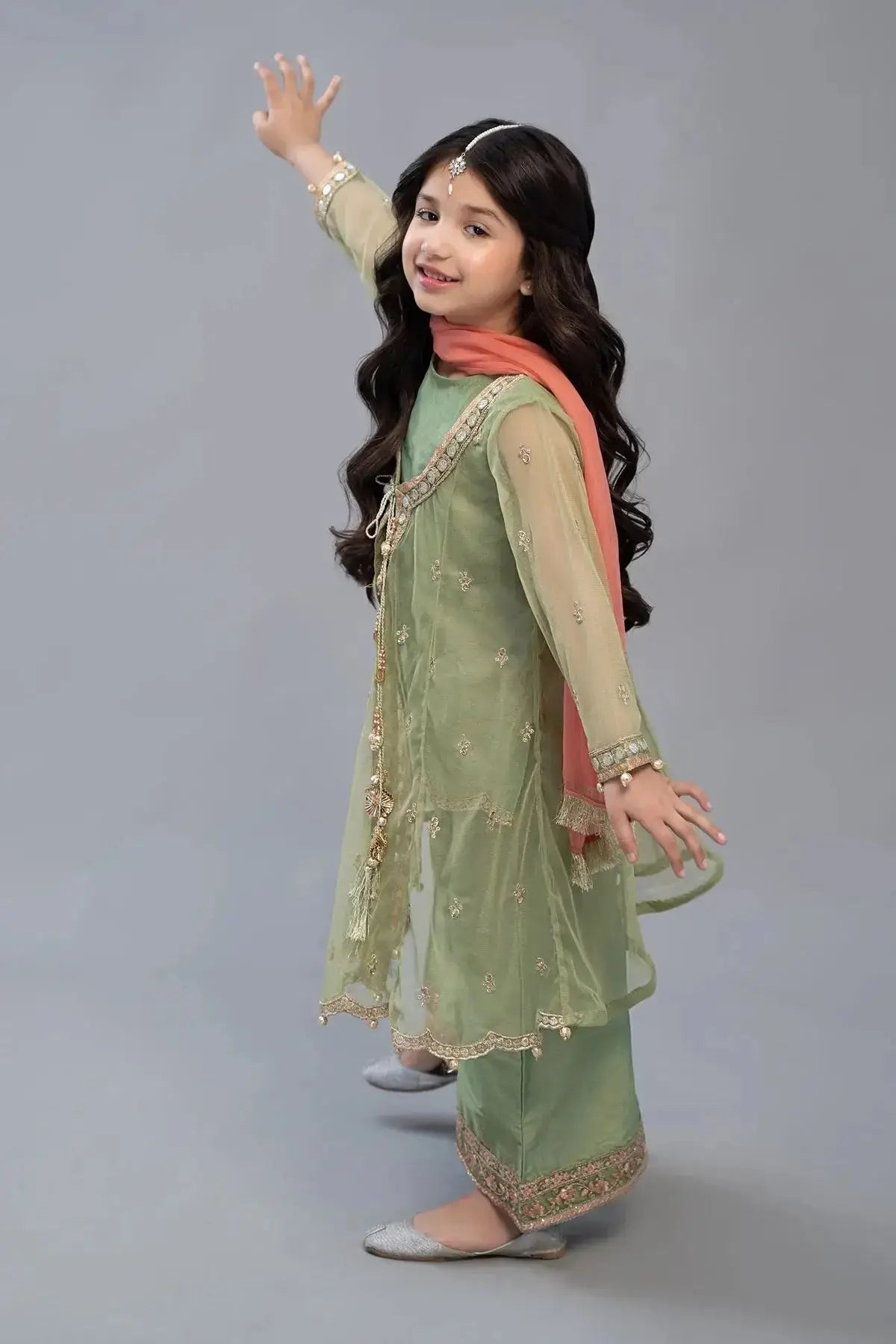 MARIA.B Girl Open Gown Dress | MKS-EF23-19-Rangreza Outlet