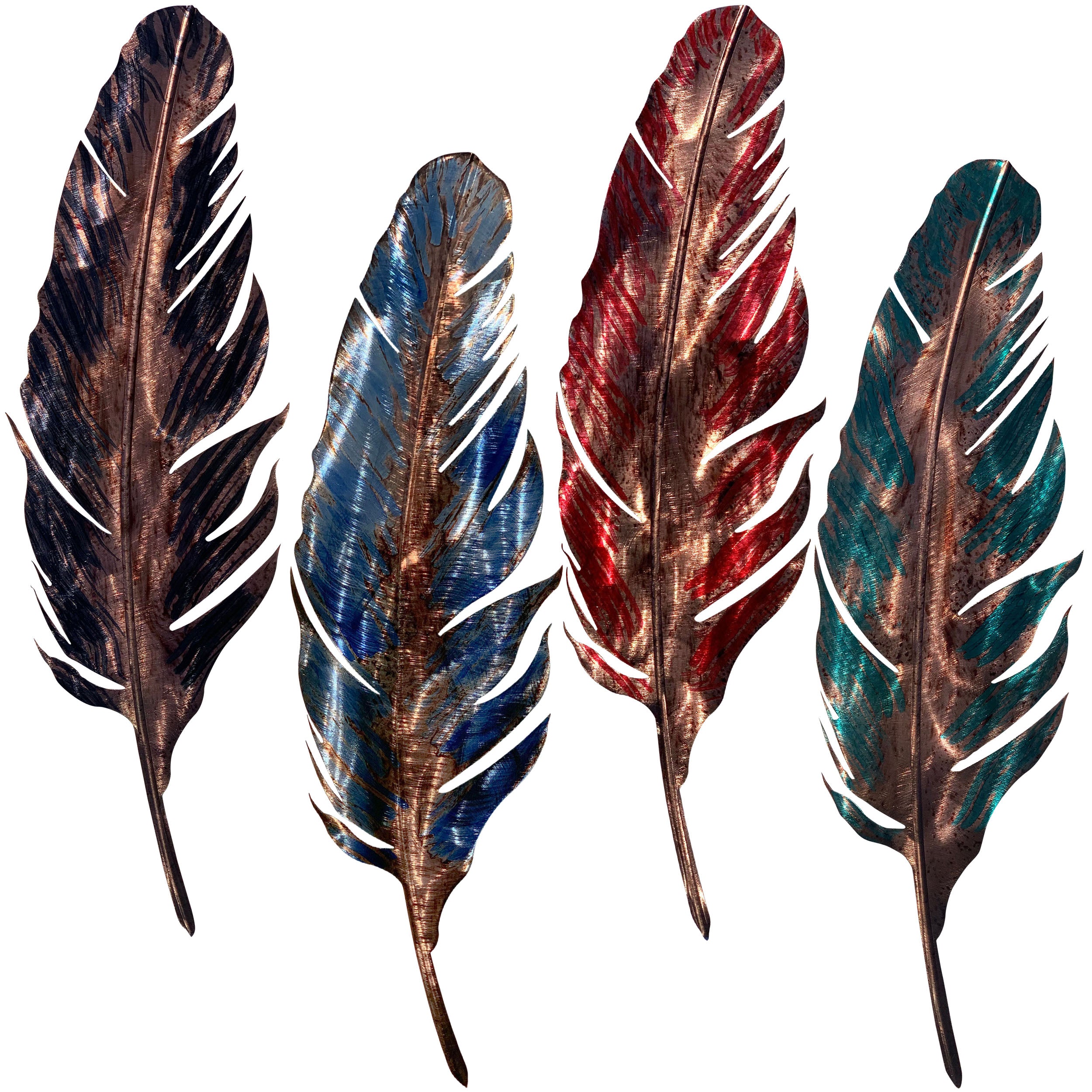 Feather Metal Wall Decor – Meyerdirk Art