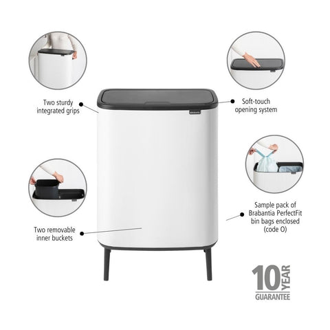 The Brabantia Bo Touch Bin is packed with great features