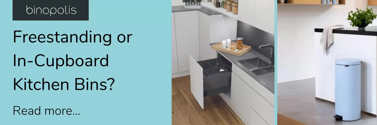Should you buy a freestanding or in-cupboard bin?
