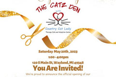 Opening of the Catz Den invitation