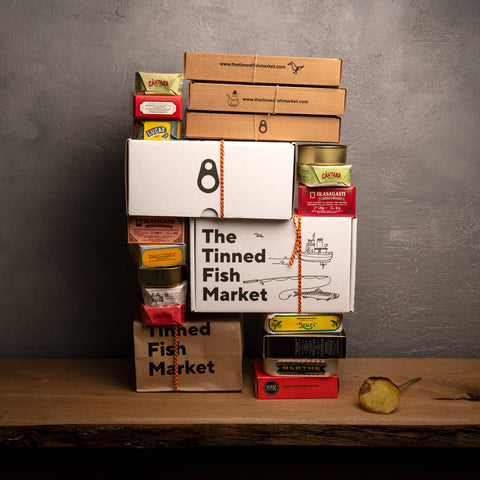 Our custom packaging – The Tinned Fish Market
