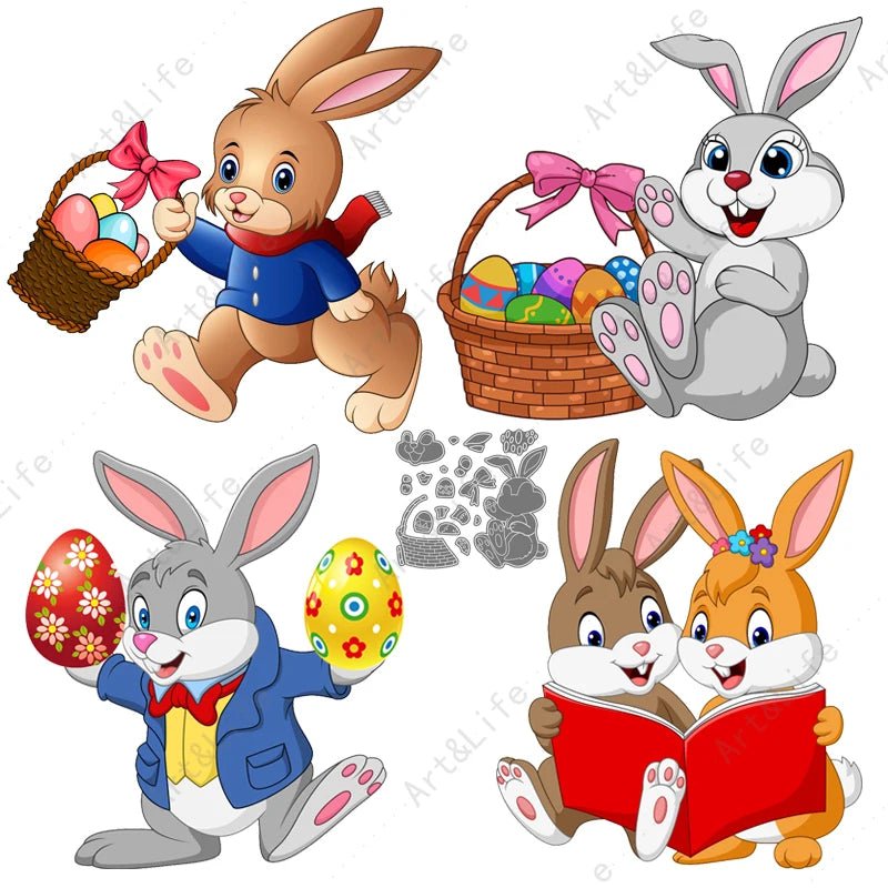 Easter Bunny Egg Craft Dies