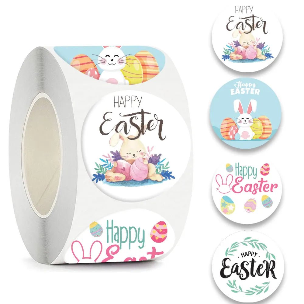 Easter Rabbit Gift Stickers