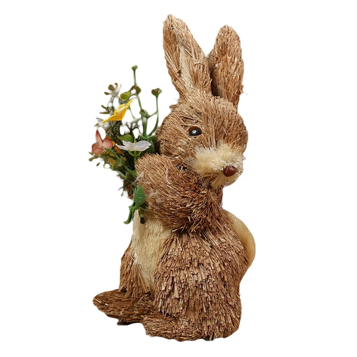 Easter Straw Bunny Decor