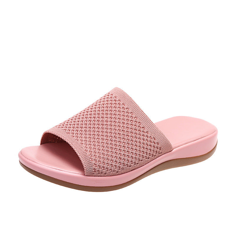 Women Shoes Summer Flat Sandals Casual Indoor Outdoor Slipper Fo