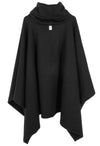 SONS OF SIOUX - SWEATSHIRT PONCHO, IN BLACK