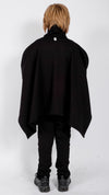 SONS OF SIOUX - SWEATSHIRT PONCHO, IN BLACK
