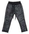 SONS OF SIOUX - LEATHER EFFECT SWEATSHIRT PANTS, IN BLACK
