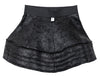 SONS OF SIOUX - LEATHER EFFECT SKIRT, IN BLACK