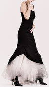 NOSTRA SANTISSIMA - DRESS WITH TULLE, IN BLACK