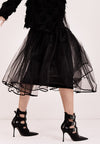 NOSTRA SANTISSIMA - TULLE SKIRT, IN BLACK