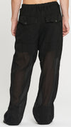 MASNADA - OVERSIZED COTTON PANTS, IN BLACK