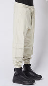 THOM KROM - WOVEN STRETCH DROP CROTCH TROUSERS MST 436, IN SAND