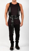 DAVID'S ROAD - 2 Belts Harness, in Black