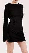 NOSTRA SANTISSIMA - mini dress, in black