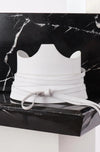 PRITCH LONDON - Cut out corset belt, in ice white