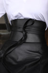PRITCH LONDON - Corset belt, in pitch Black