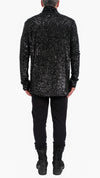 DAVID'S ROAD - SEQUIN TURTLENECK, IN BLACK