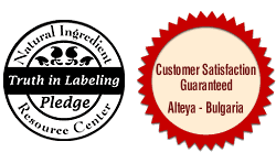 Two certificate emblems - Customer satisfaction and Truth in labeling