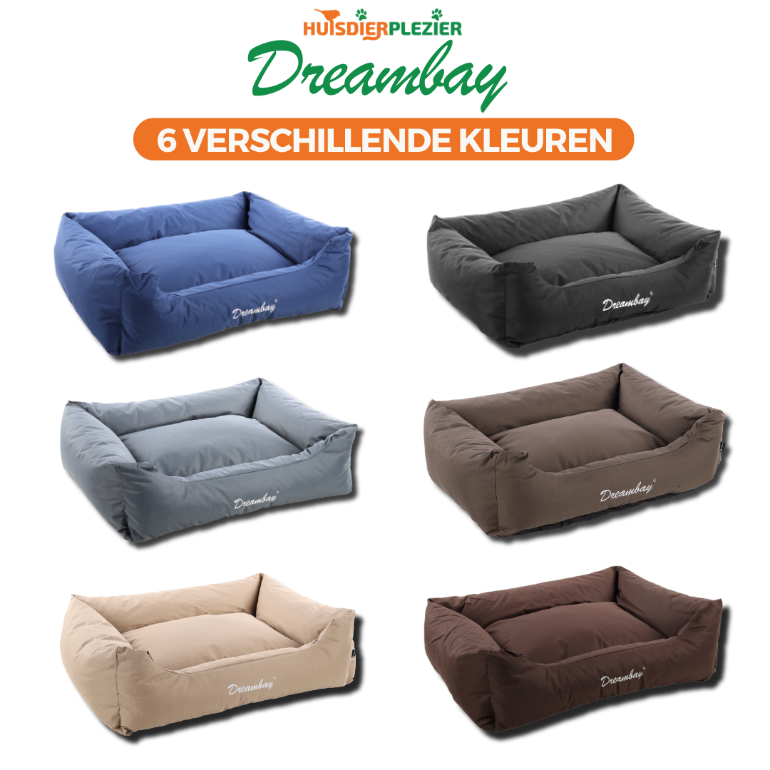 Kleuren hondenmand rechthoekig dreambay mand