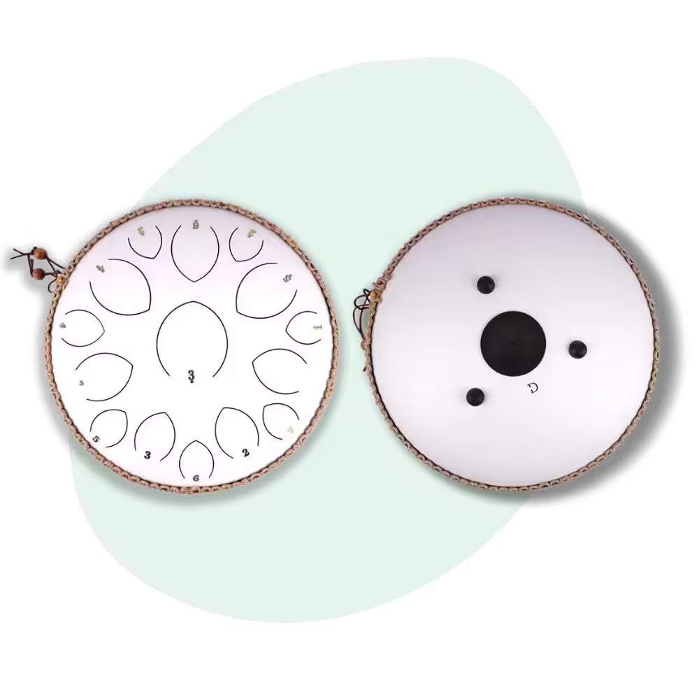 Panda Drum® Pro  Handmade 36 cm steel tongue drum with 15 tongues