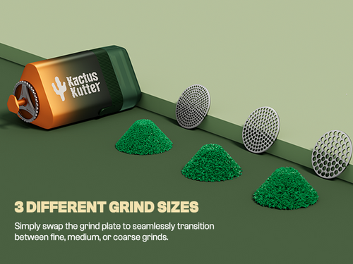 3 Different Grind Sizes