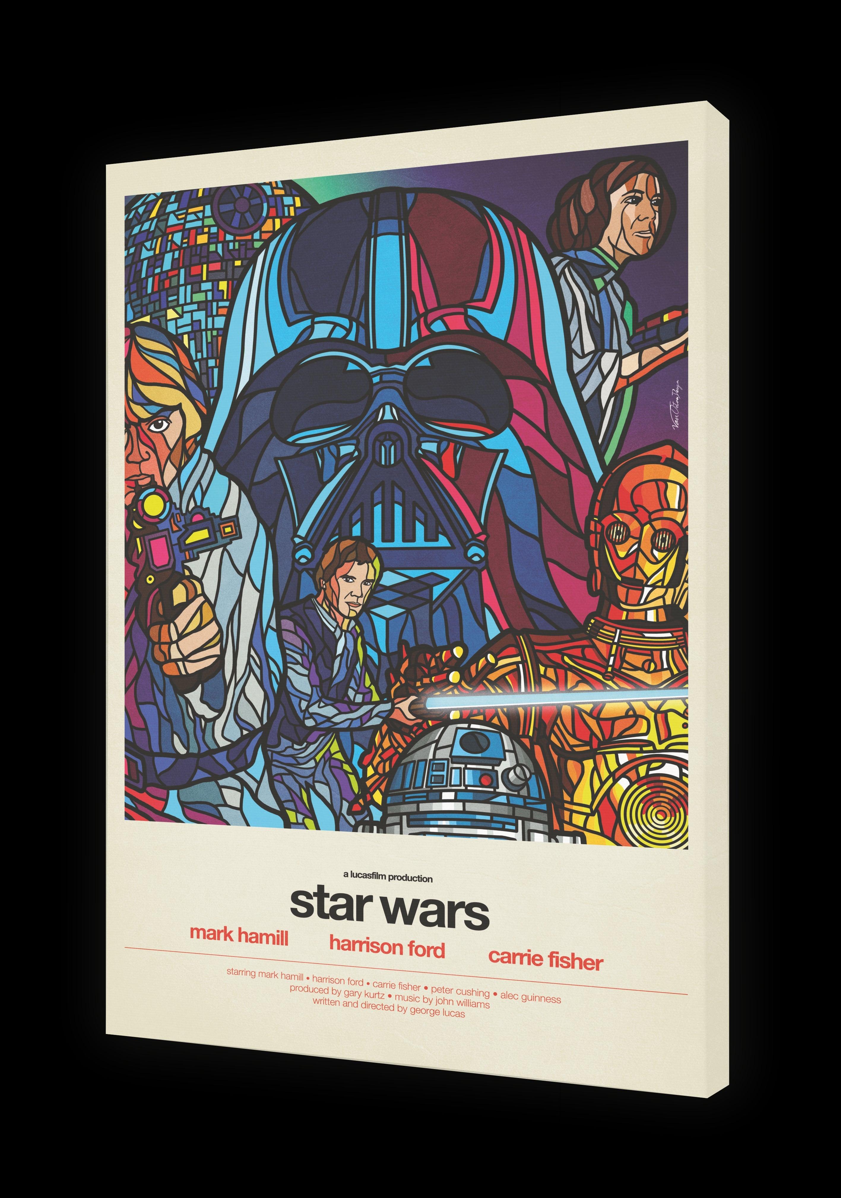 STAR WARS Painting By VAN ORTON – ArtAndToys