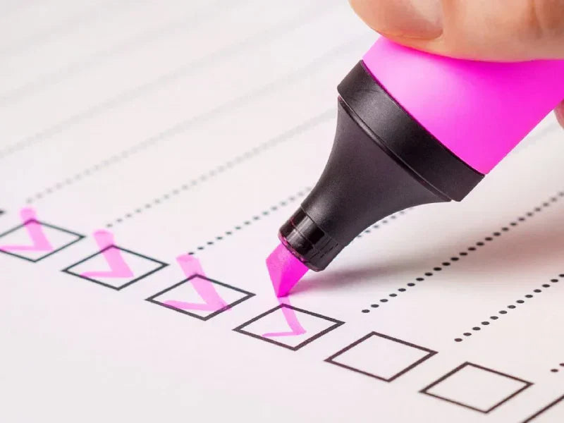 Mark Checklist