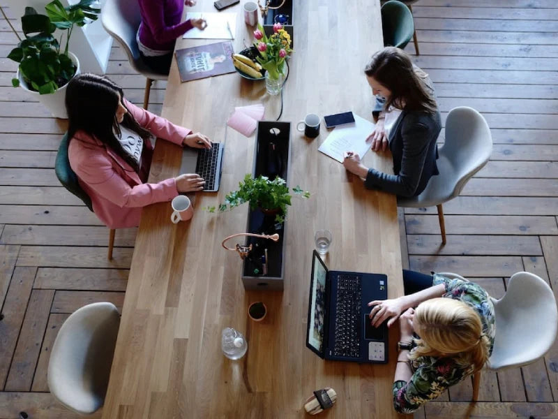 Workers at Desk