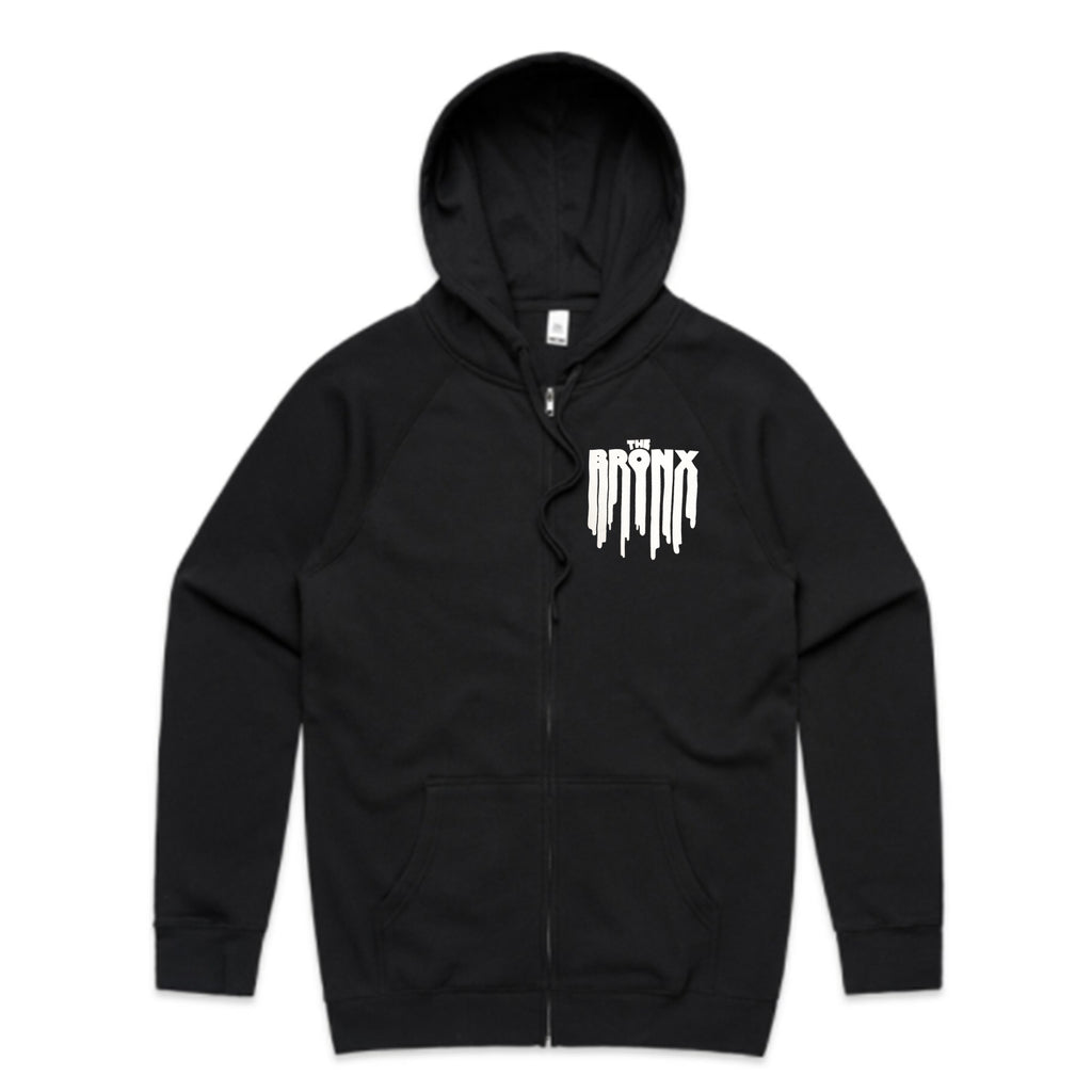 Drip Logo Zip Up Hoodie (Black)– Artist First