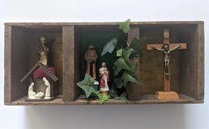 TIM RAY FISHER - "The Betrayal of Christ" Signed Assemblage Sculpture - When I Get Art