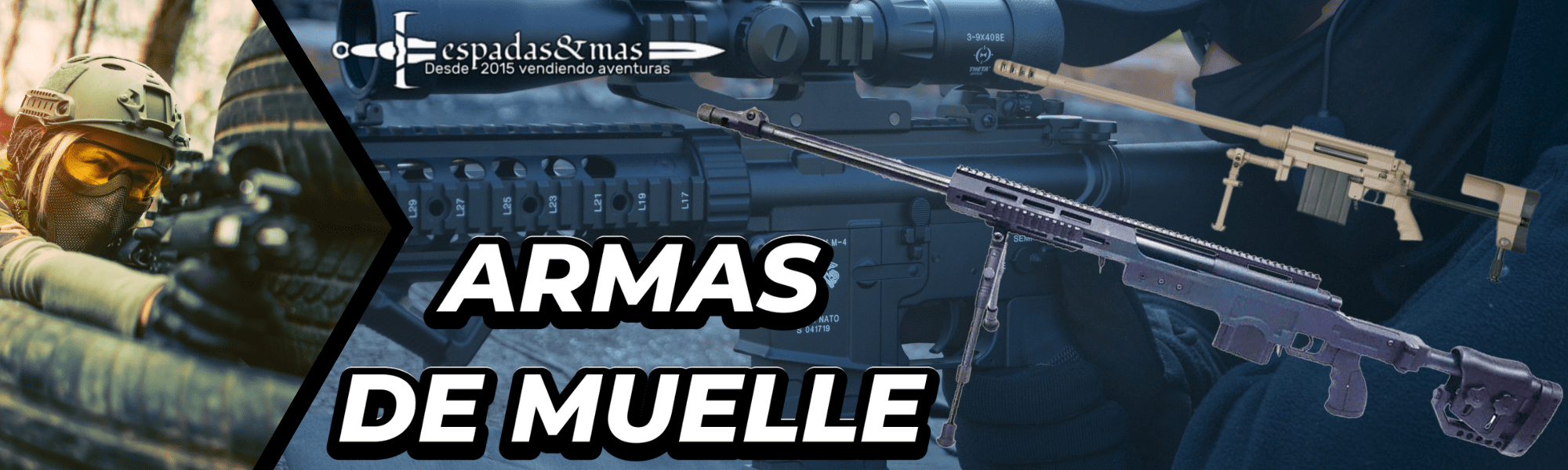 RIFLE DE MUELLE AIRSOFT (8905A) > Espadas y mas