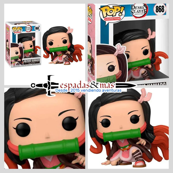 Funko Pop Nezuko. Espadas e muito mais