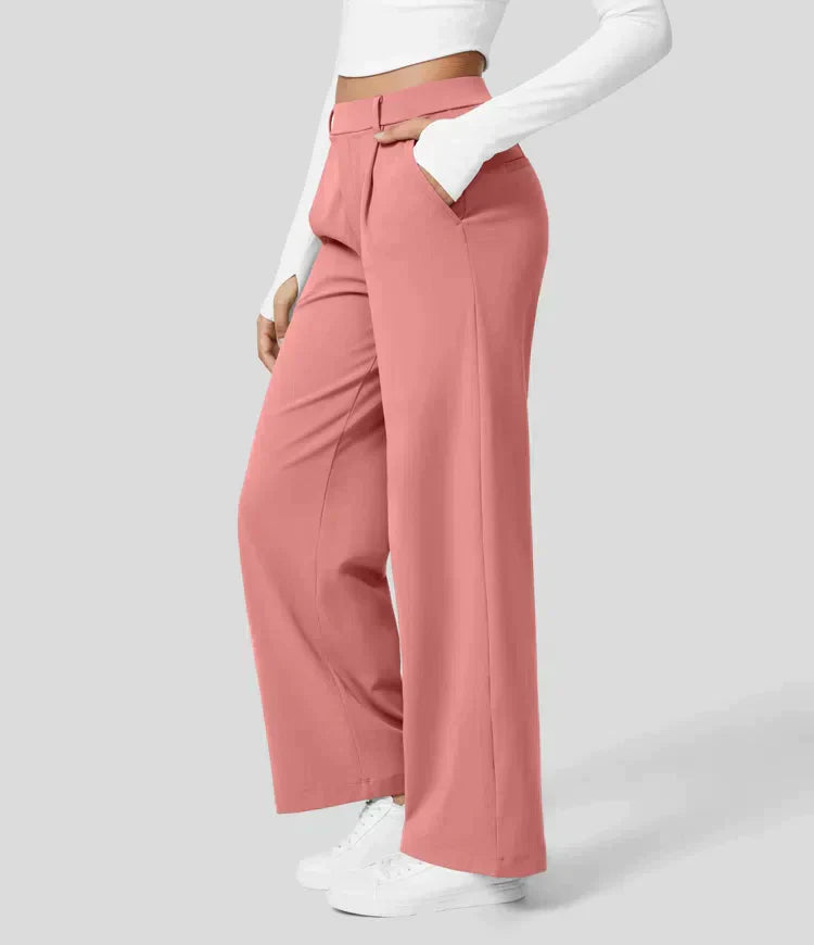 Product Image for Stilla | Høj Talje Strækbukser Med Lige Ben, Rose / L