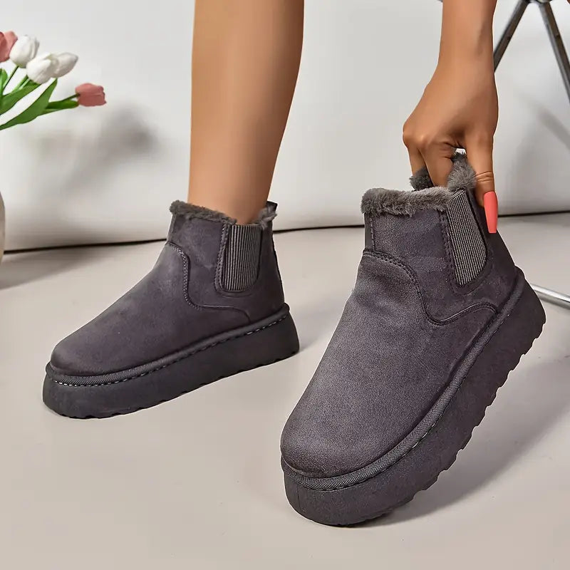Product Image for Stilla | Dame Støvler Polarfoder, Slip On, Hyggelige, Grafit / 38