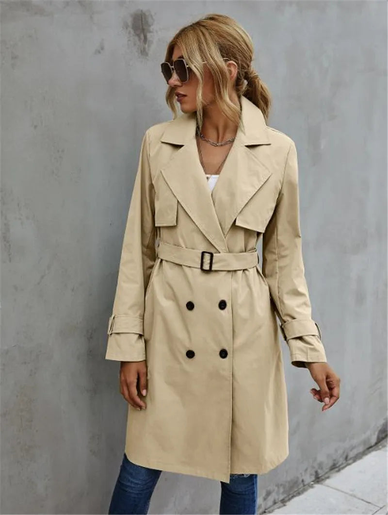 Product Image for Stilla | Løs Wickelmantel med bælte, Creme / XL