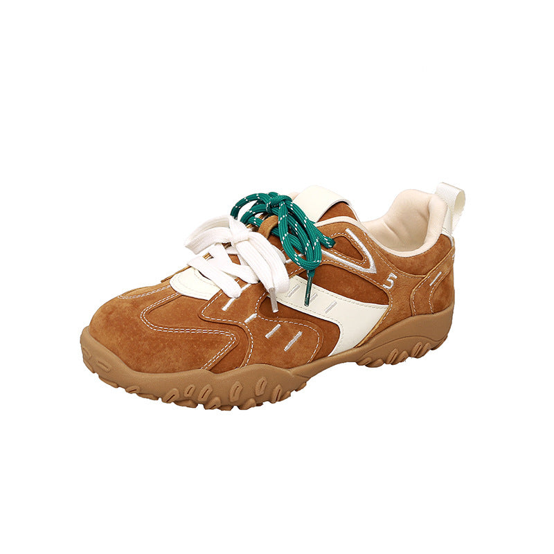 Product Image for Dame sportssko lavet af høj kvalitet ruskind med skridsikker sål og åndbar polstring Stilla, Brun / 36