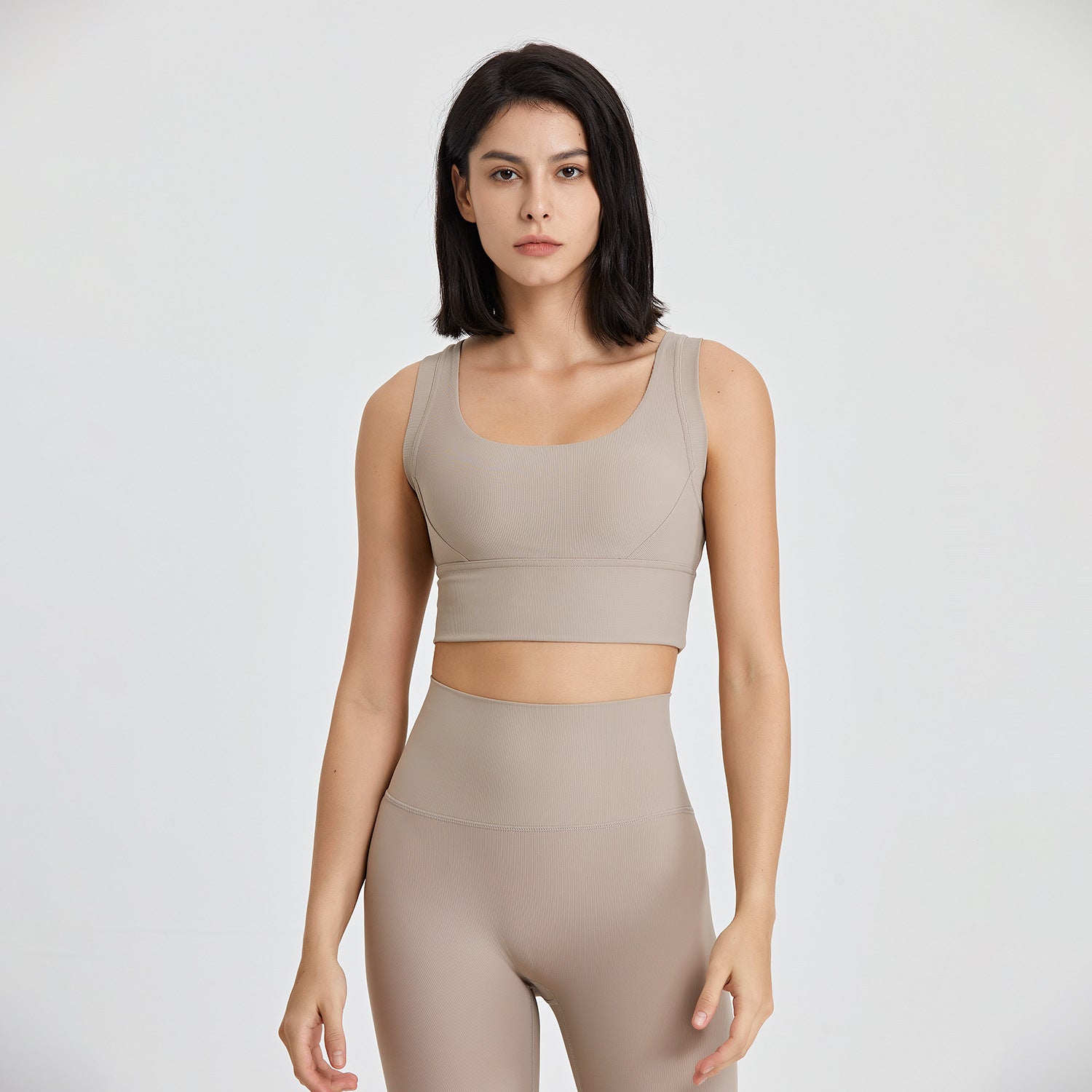 Product Image for Stilla | Strength Nude Feel Yoga Bra Beauty Back Push up Fitness Vest Til Kvinder, S / Milk Tea Farve