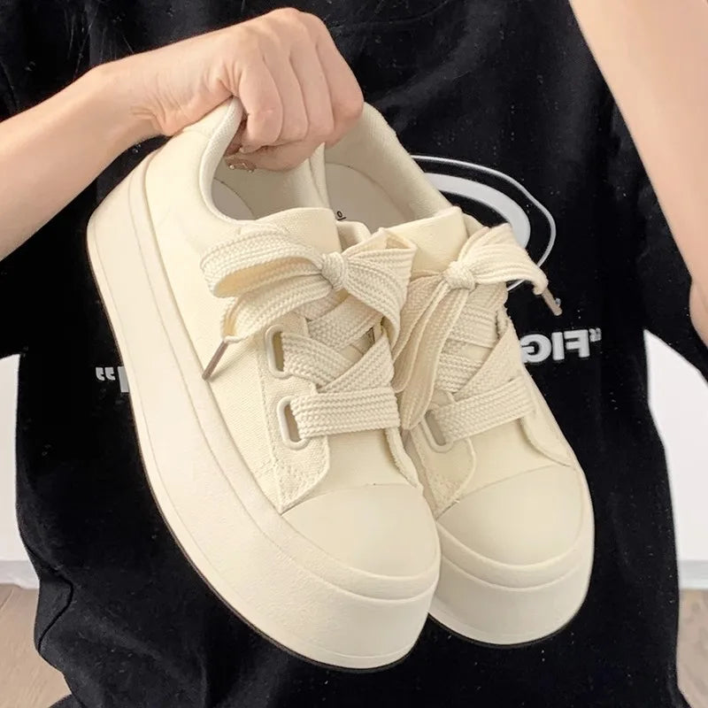Product Image for Stilla | Behagelige Lærredssko til Kvinder, Beige / 40