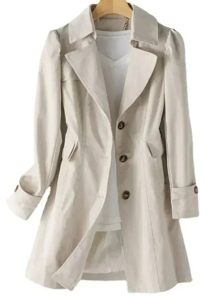 Product Image for Stilla | Chic Trench Coat, Beige / 2XL