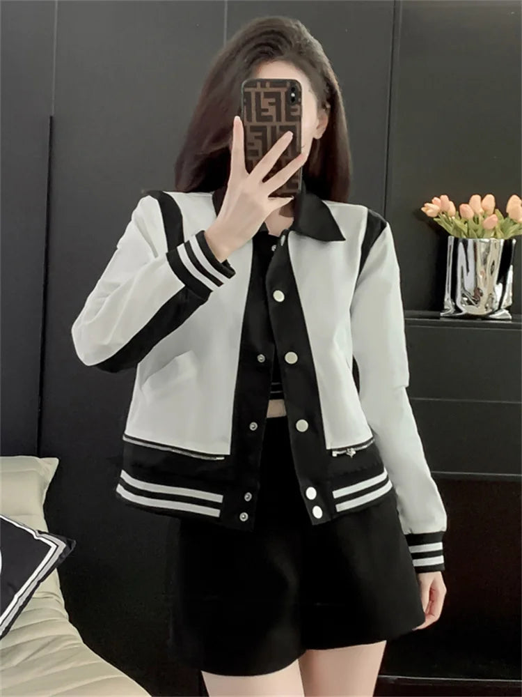 Product Image for Stilla | Jakke Stilfuld Afslappet Varsity Jakke, 2XL