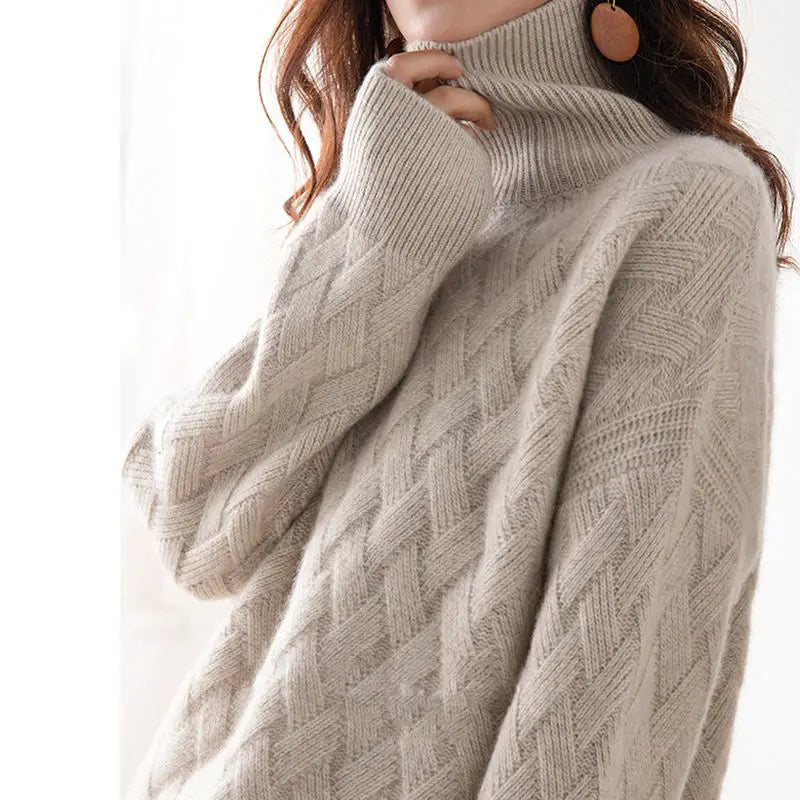 Product Image for Stilla | Vintage Cashmere Turtleneck, Camel / S