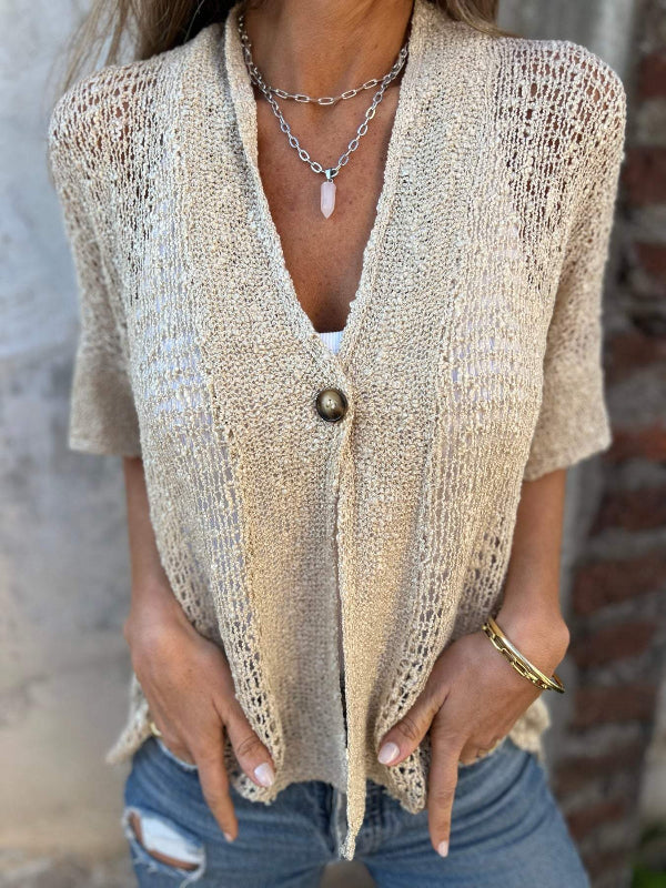 Product Image for Stilla | Elegante Texturet Top, Creme Hvid / 2XL