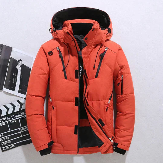 Product Image for Stilla | Vinter Parkas Herre Dunjakke, Orange / XL