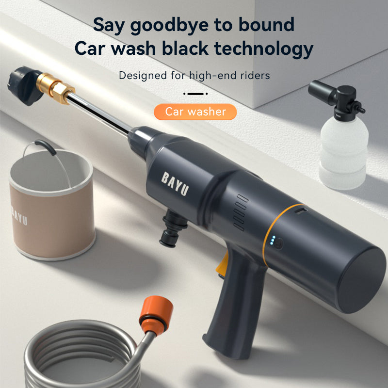 BAYU Baiyu Intelligent Car Kit 4S Store Same High end Car Wash Machine,  Charge Pump, Vacuum Cleaner, Handheld Lamp Combination - AliExpress