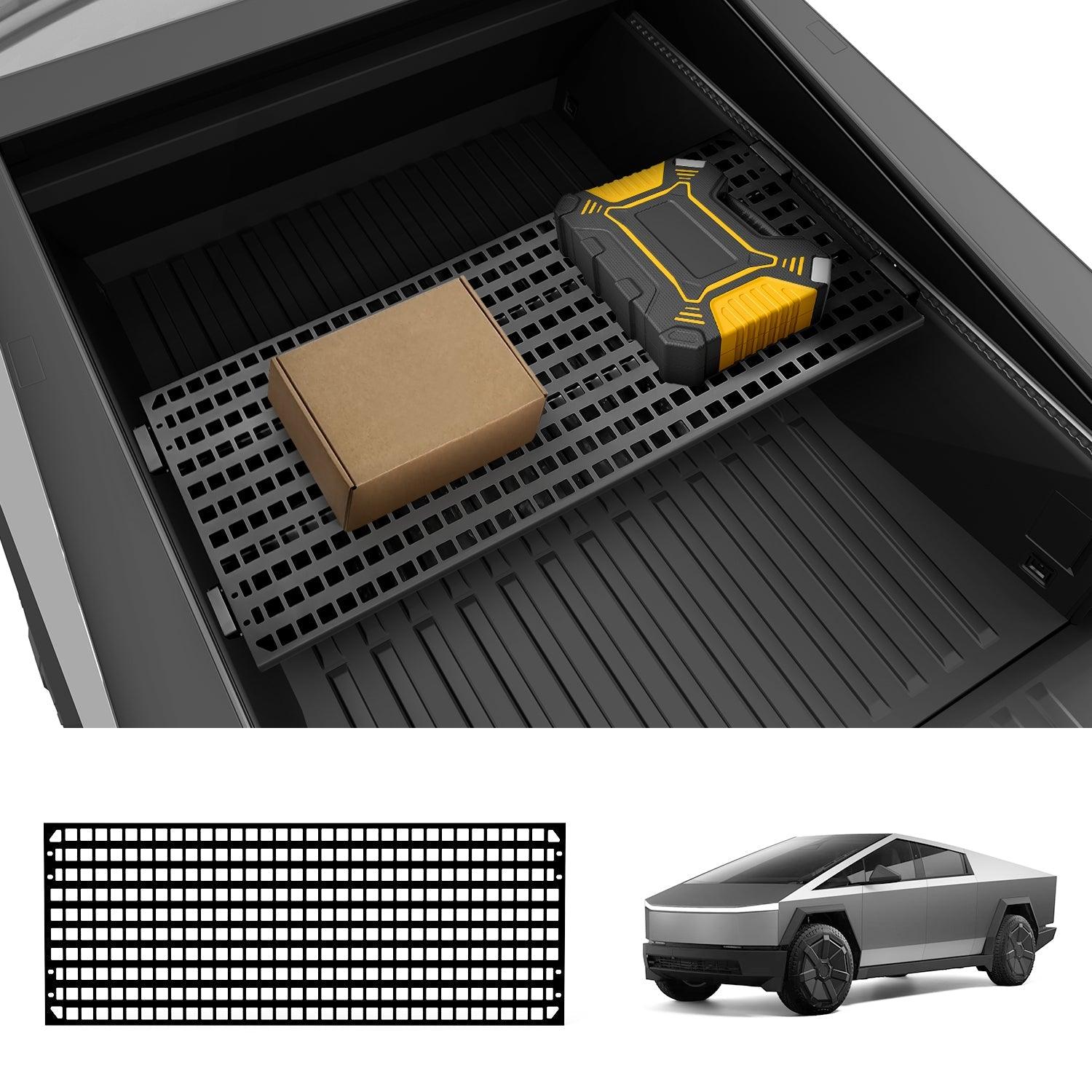 Rear Trunk L-Track Molle Cargo Shelf Rack for Cybertruck